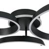 LED-TAKLAMPA STAR - svart, Modern, metall/plast (64,5/74,5/14cm) - Mömax