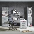 Türenset in Weiß/Grau - Alufarben/Grau, MODERN, Holzwerkstoff/Metall (75,6/67,4cm) - MÖMAX modern living
