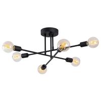 LAMPA WISZĄCA FLOWER - 174-AV - czarny, Design, metal (64/30cm) - P & B