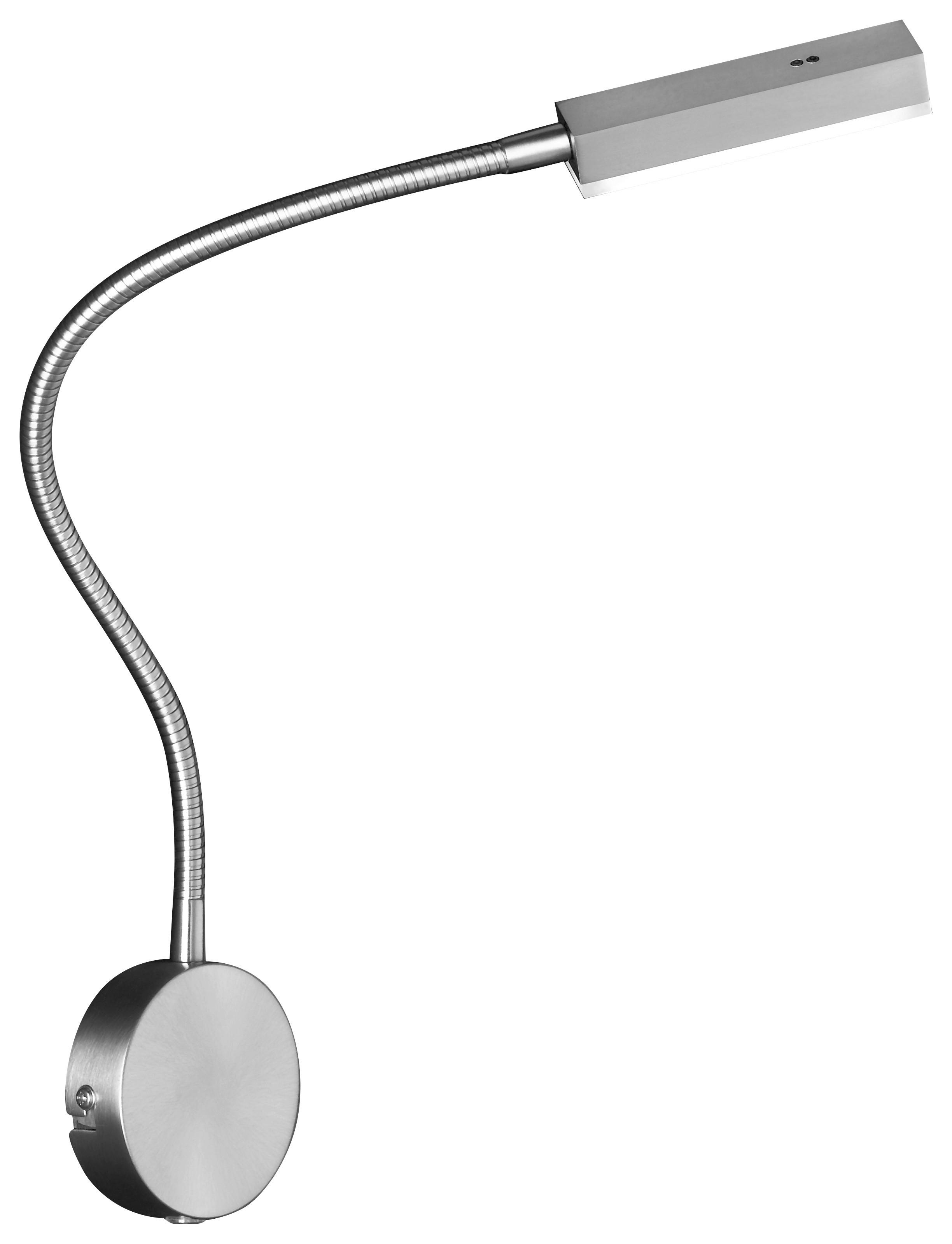 KINKIET LED 30603 - kolor niklowy, Basics, tworzywo sztuczne/metal (59/8/48cm) - Fischer & Honsel