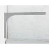 VÄGGHÅLLARE LEONARDO -SB- - silver, metall (24cm) - Mömax