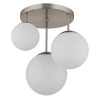 Stropna Svjetiljka Kop - boje nikla/opalna, Basics, staklo/metal (45/44cm) - Globo