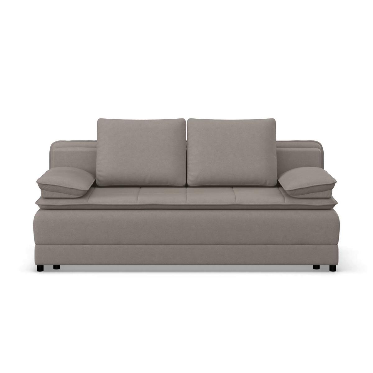Canapea extensibila ALICE - taupe, Modern, textil (202/73-92/105cm) - Modern Living
