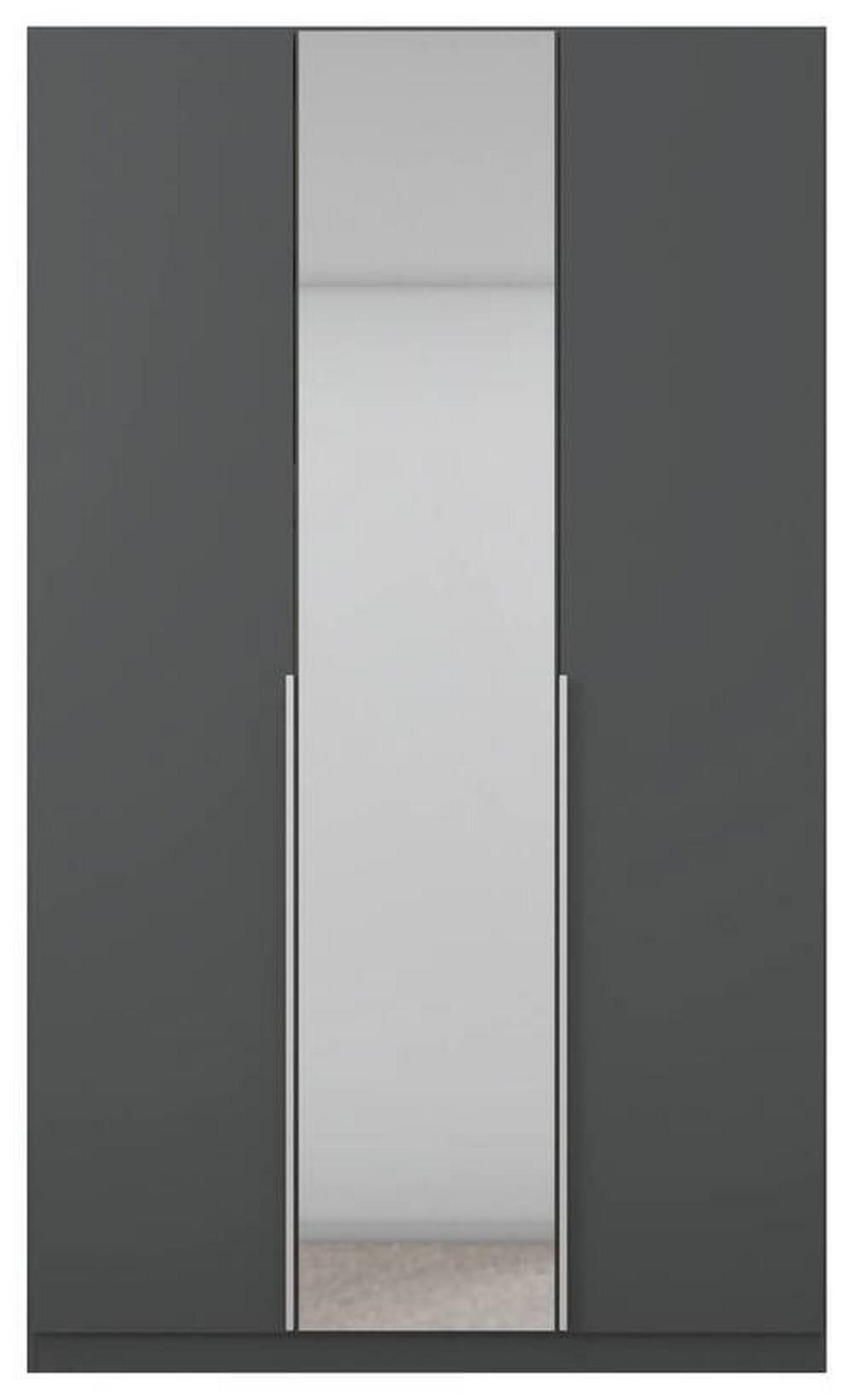 DULAP USI ROTATIVE ALABAMA - argintiu/gri, Modern, material pe bază de lemn (136/229/54cm) - Modern Living