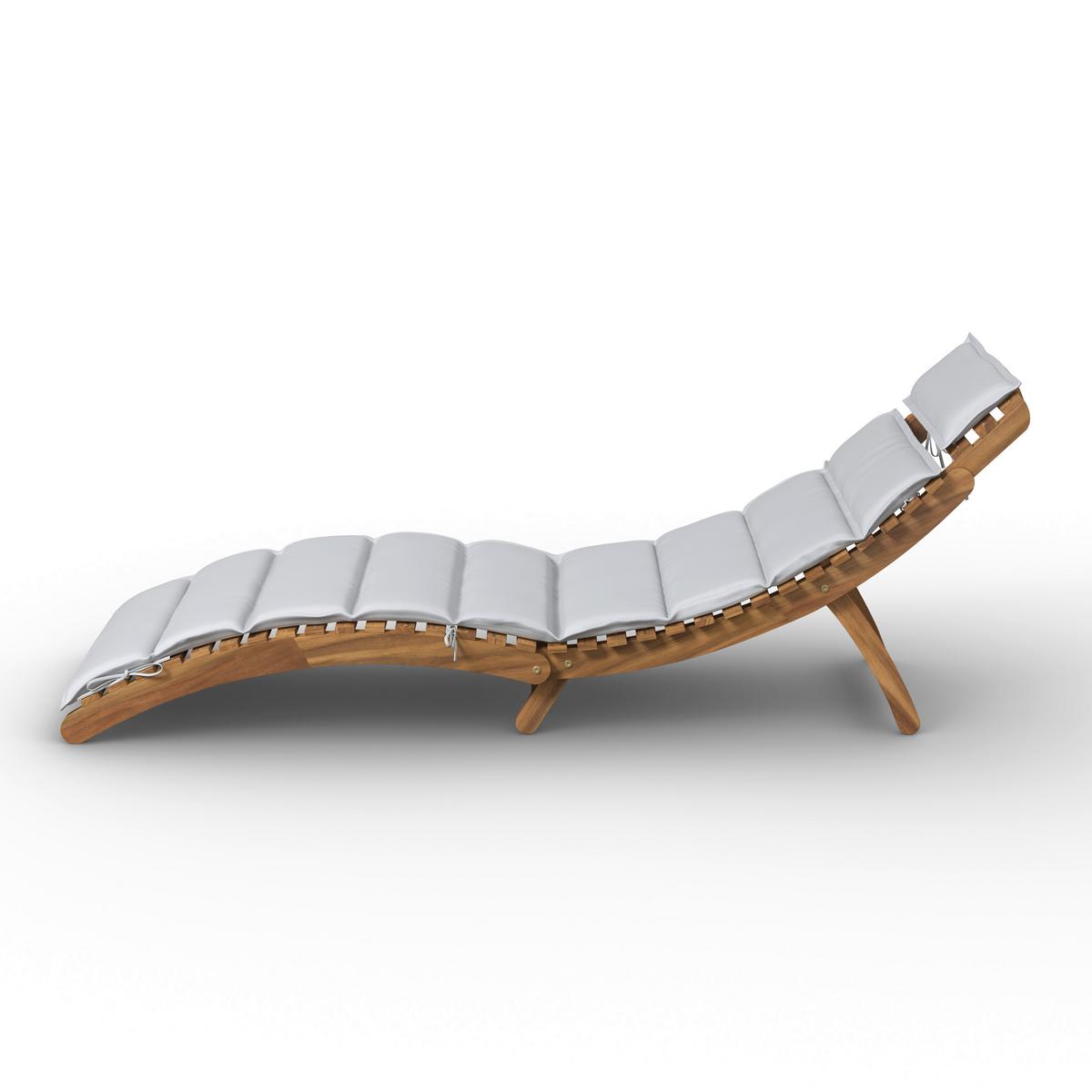 Napozóágy Natalie - bézs, Natur, textil/fa (180/62/54cm) - Mömax