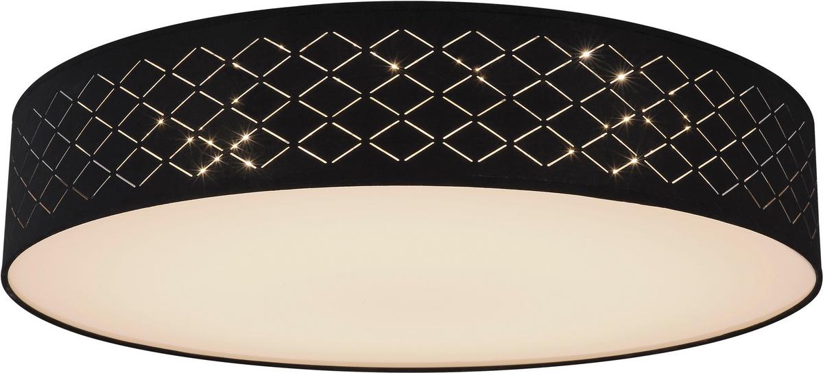 LAMPA SUFITOWA LED CARLA72,22 - czarny/kolor złoty, Modern, tworzywo sztuczne/metal (60/12cm) - Globo