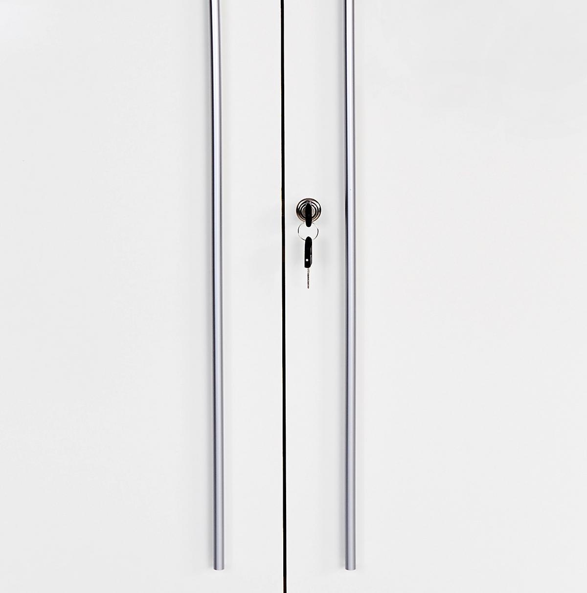 Polica 2 Vrata Profi - bijela/boje hrasta, Moderno, drvni materijal (75/185/35cm) - Modern Living