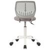 SNURRSTOL FÖR UNGDOMAR KIRA - vit/grå, Modern, metall/trä (40/87/44cm) - Mömax