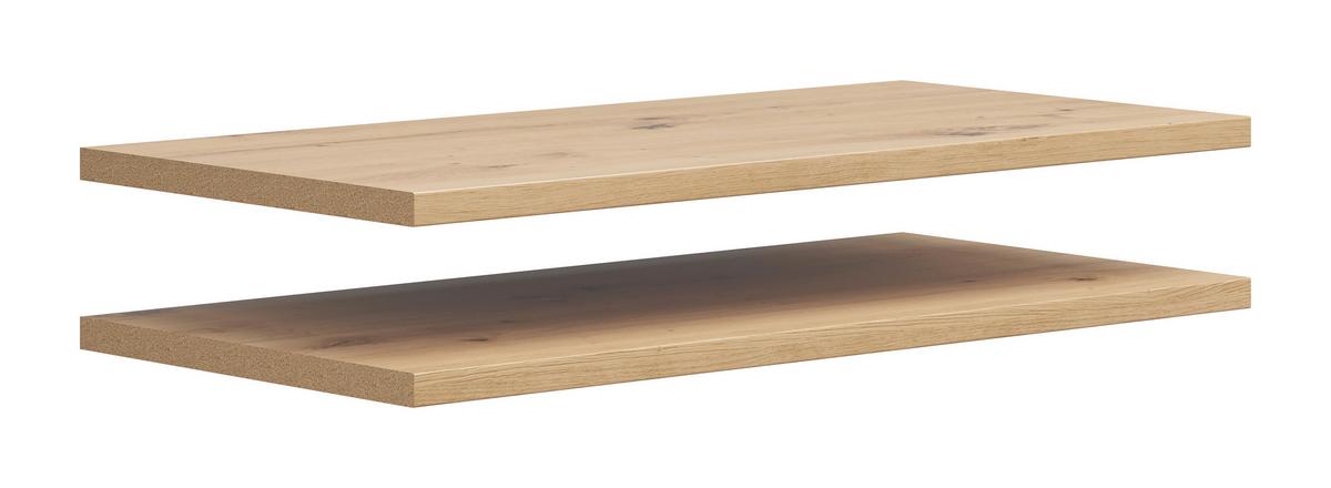 Einlegeboden Multistauraum Eiche Artisan - Eiche Artisan, MODERN, Holzwerkstoff (76,9/2,2/36cm) - Mömax