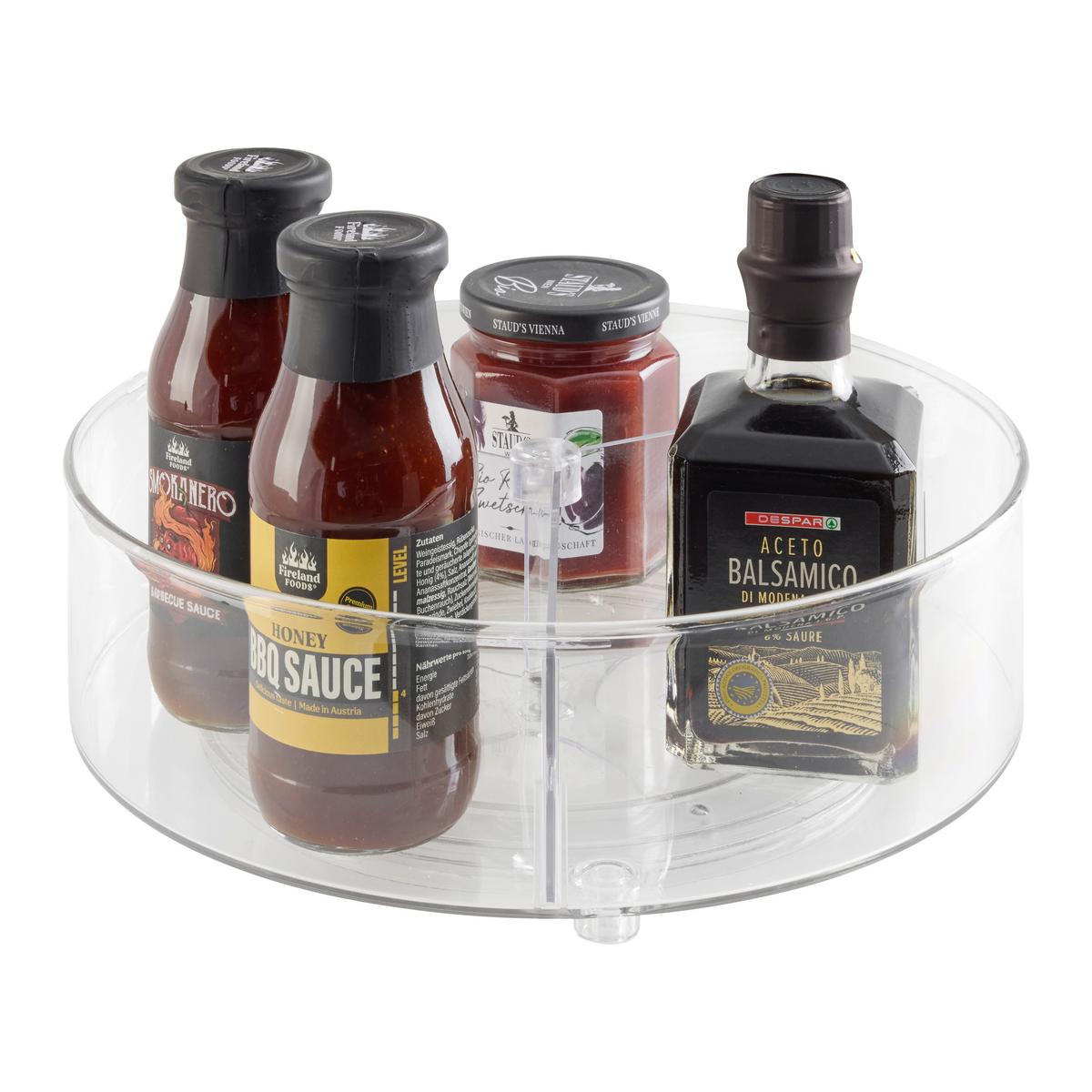 Drehregal Fridge Transparent - Transparent, Konventionell, Kunststoff (27/8,5cm) - Mömax