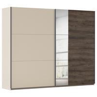 DULAP USI CULISANTE SAJO - străveziu/stejar închis la culoare, Trend, material pe bază de lemn (218/210/59cm) - Premium Living