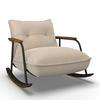 GUNGFÅTÖLJ INES - beige/svart, Modern, metall/trä (89/77/94cm) - Bessagi Home