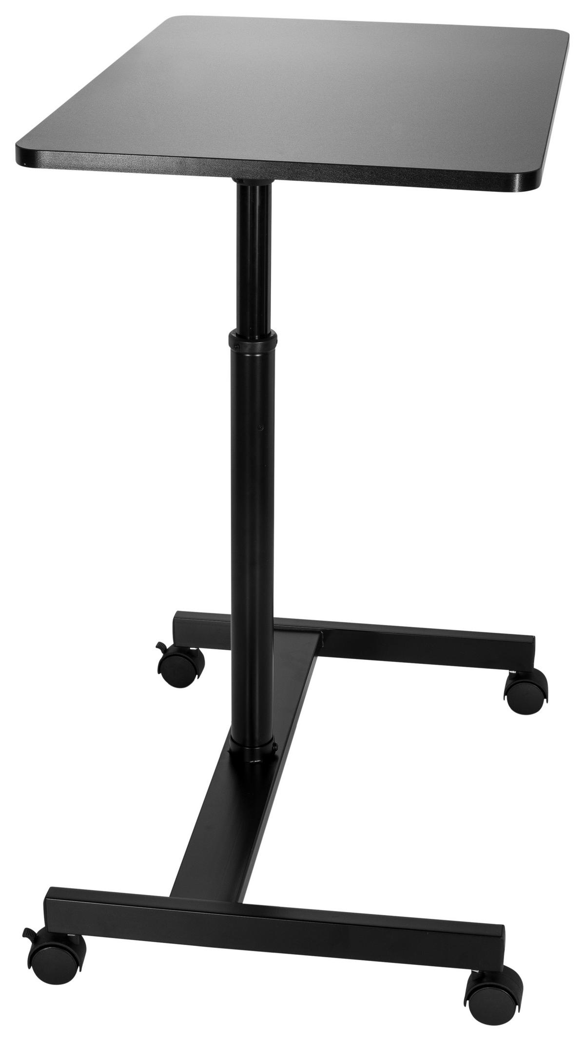 Dvižna Miza Stand Vm-su, Črna - črna, Basics, kovina/leseni material (70/48/80-114cm) - MID.YOU