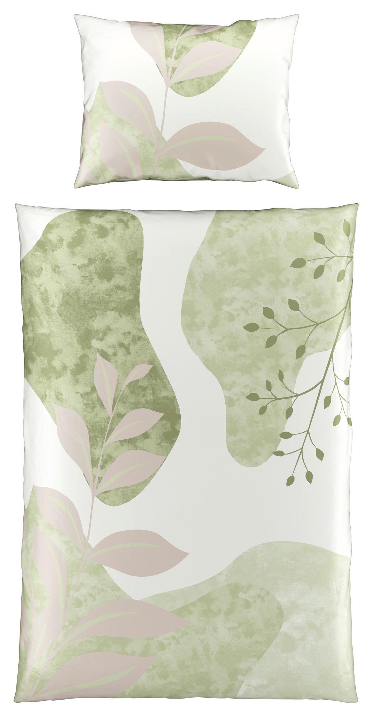 Lenjerie de pat Ice Burg,cca. 140x200/50x70 cm - verde, textil (140/200cm) - Modern Living