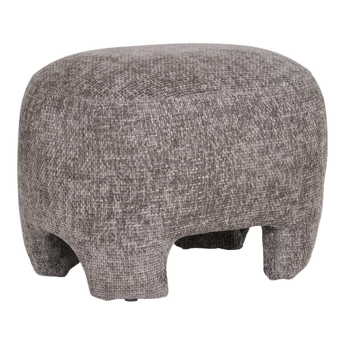 Pouf Nazare Grau - Basics, Textil (53/38/41cm)