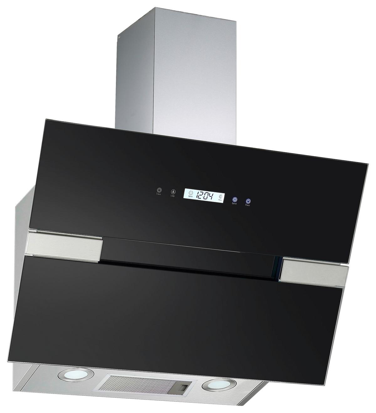 Dunstabzugshaube in Schwarz 'S25-60 ABTH' - Schwarz, Basics, Glas (60/35,5/41,20cm) - PKM