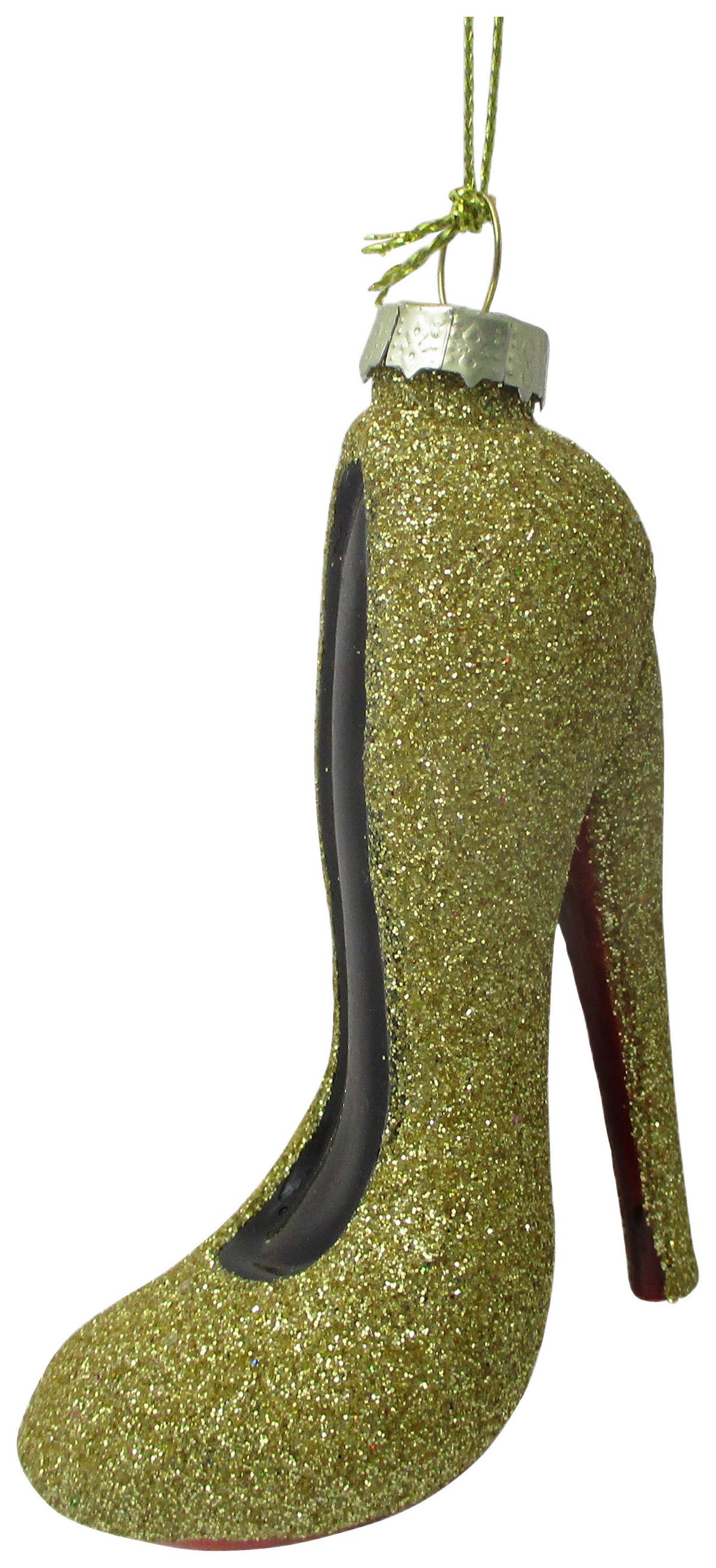 Ornamente brad de Crăciun Figures - auriu/roșu, plastic/sticlă (5,5ml) - Modern Living