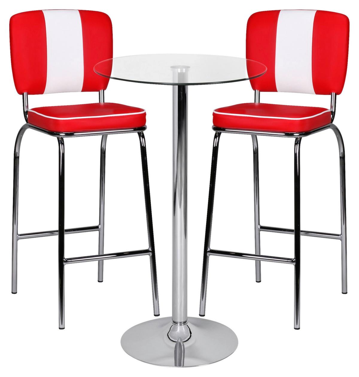 Stoječa Miza Zamora Ii - prosojno, Moderno, steklo (60/105cm) - MID.YOU