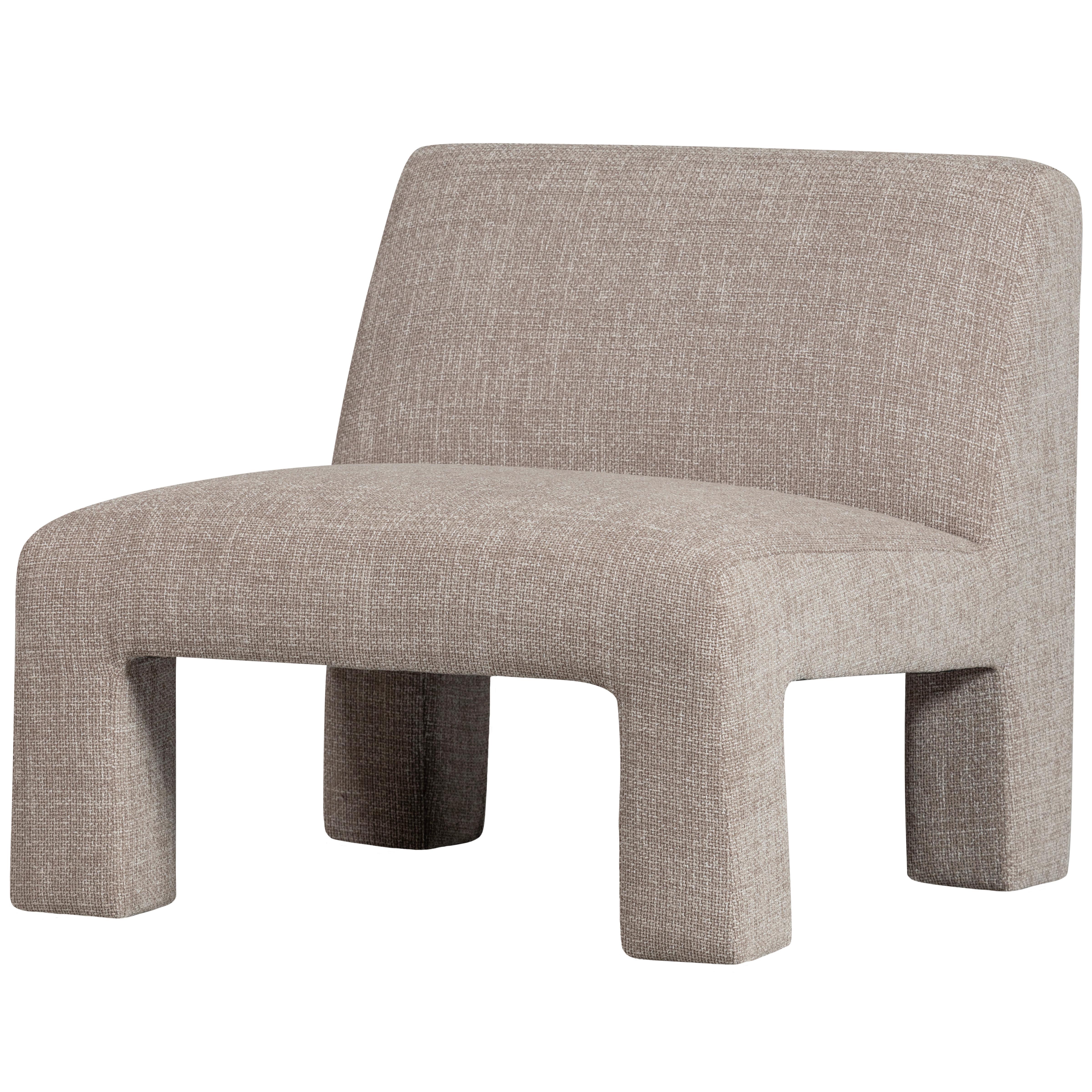 Sessel Lavid Naturfarben B: 74 cm - Naturfarben, Design, Textil (74/73/84cm) - Livetastic