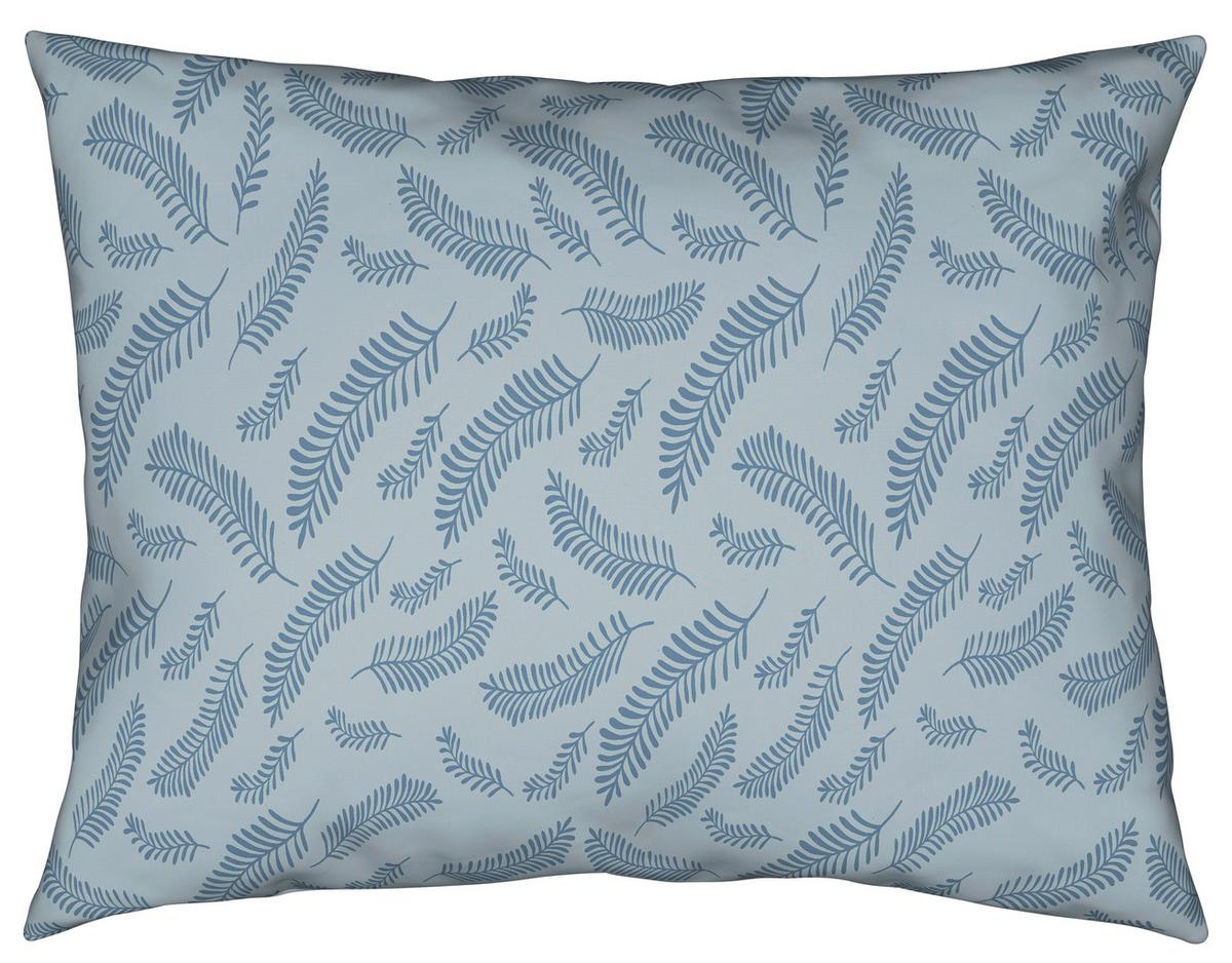 Lenjerie de pat Ferns,cca. 140x200/50x70 cm - albastru, Modern, textil (140/200cm) - Mömax