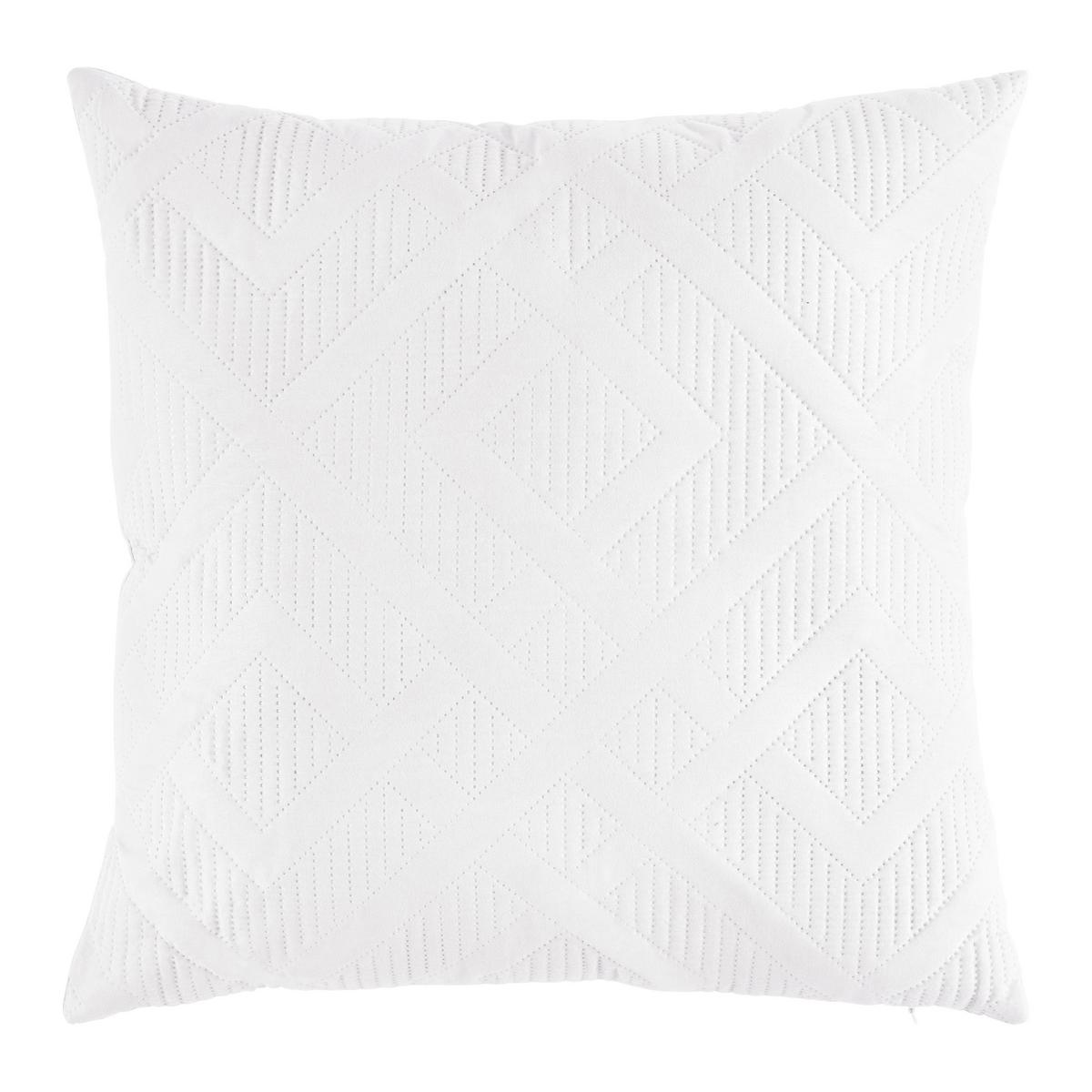 Okrasna Blazina Selina - bela, Konvencionalno, tekstil (45/45cm) - Mömax
