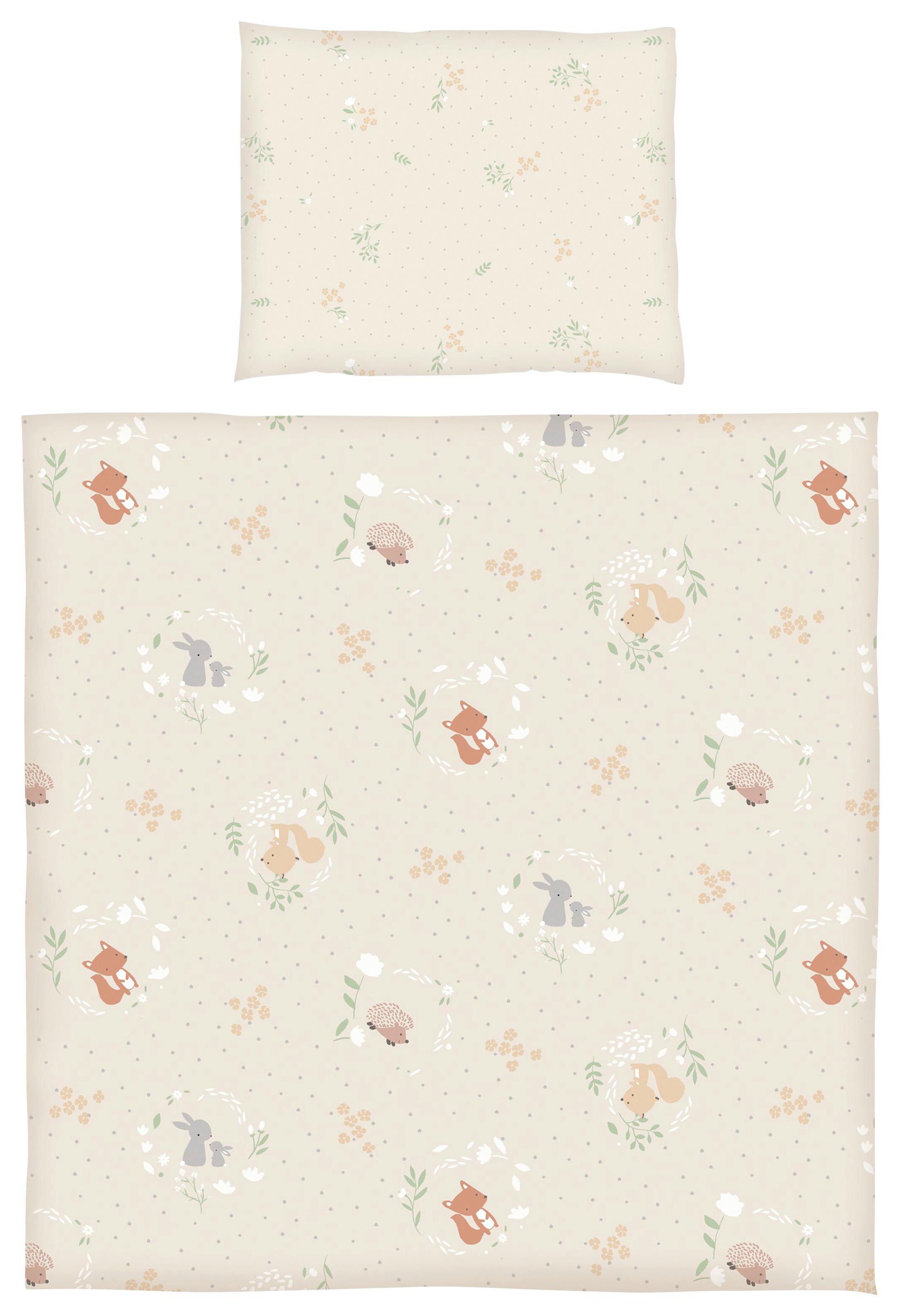 POŚCIEL NIEMOWLĘCA 181637 LASEK - taupe, Basics, tkanina (28/3/38cm) - Patinio