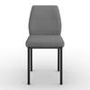 STOL CORI - ljusgrå/svart, Modern, metall/trä (45/87/57cm) - Bessagi Home