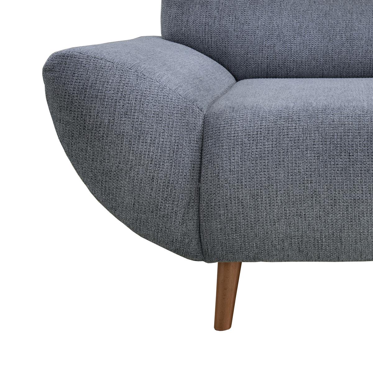 Sessel Drago Hellblau Chenille - Wildeiche/Hellblau, MODERN, Holz/Textil (111/81/90cm) - MID.YOU