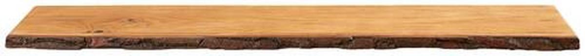 PÓŁKA ŚCIENNA WOODY - kolor dębowy, Basics, drewno (118/2,5/23cm) - Landscape