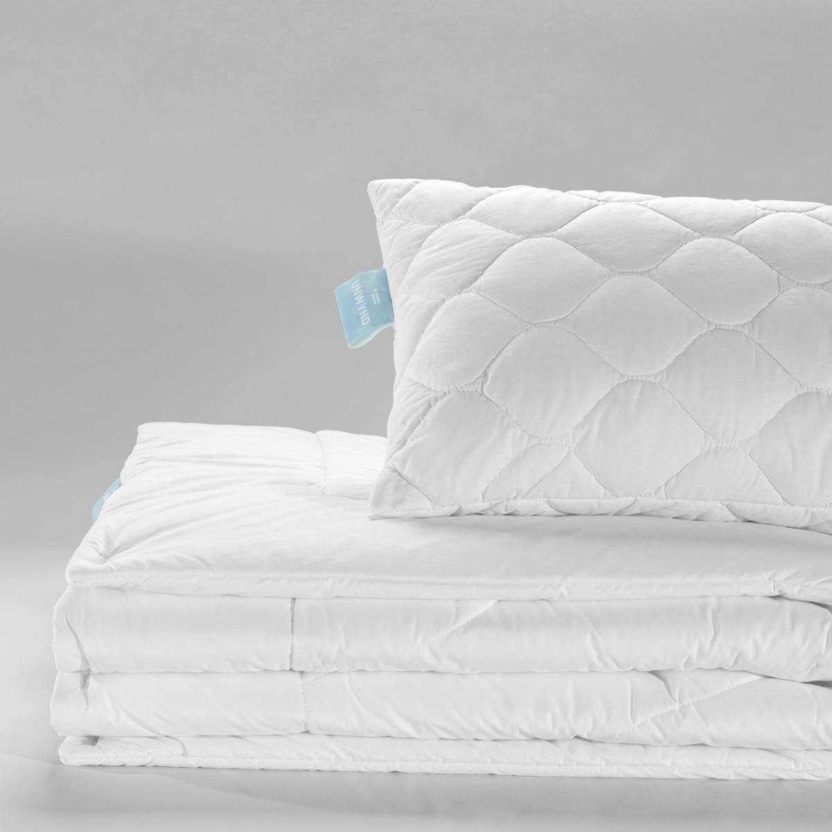 PODUSZKA POD GŁOWĘ KISSEN CYCLE - biały, Basics, materiały naturalne/tkanina (40/80cm) - UNWYND