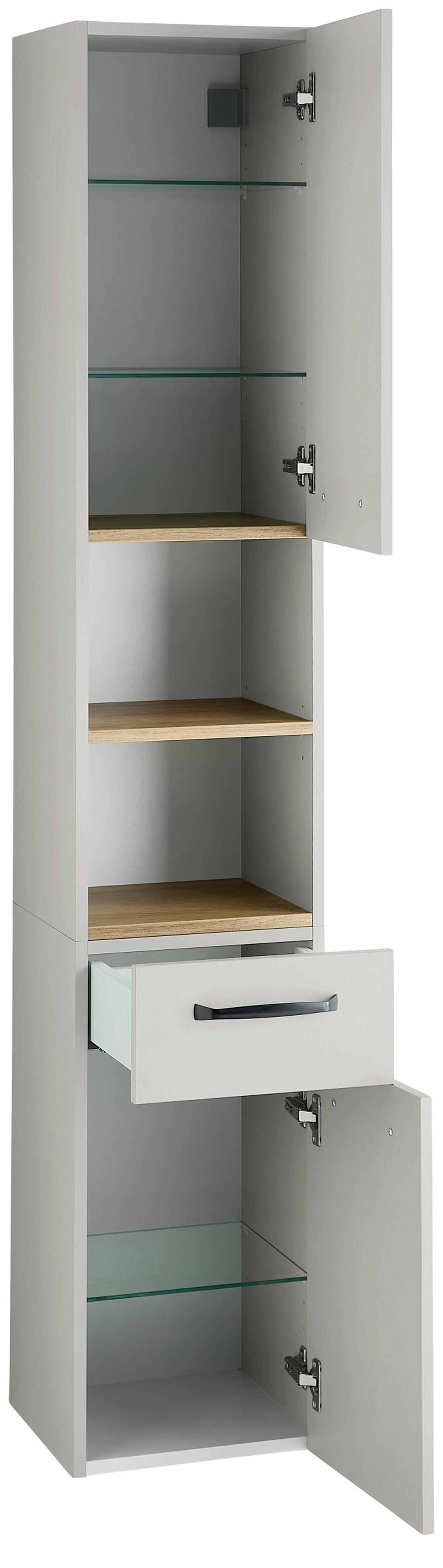 Dulap înalt Georgia - cașmir, Modern, material pe bază de lemn (32,4/176,4/32,1cm)