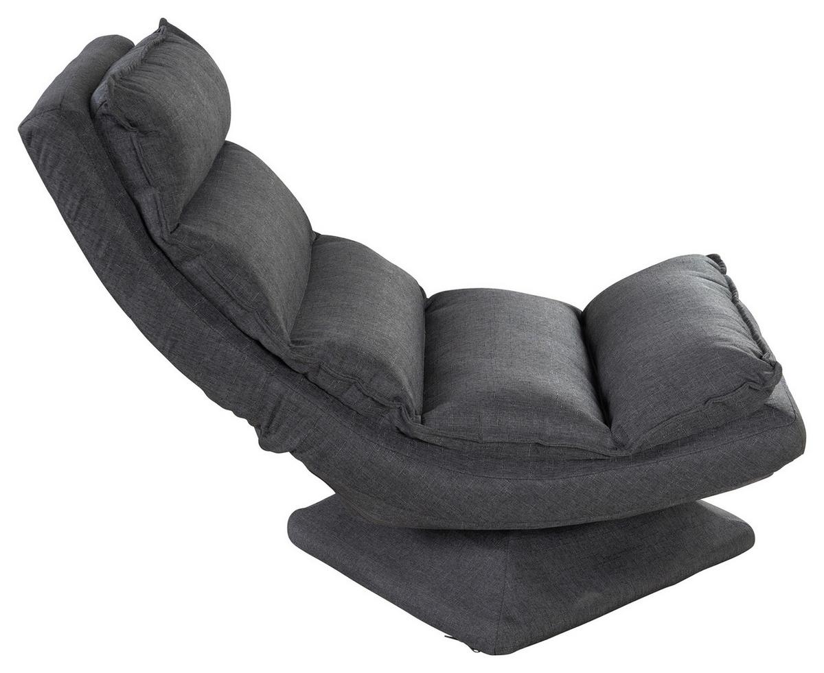 Loungesessel Minecraft ca. 59x83x59 cm Grau - Grau, MODERN, Textil/Metall (59/83/59cm) - Minecraft