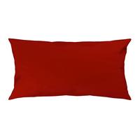 Kissenhülle Xenia Uni Rot ca. 40x80cm - Rot, MODERN, Textil (40/80cm) - Premium Living