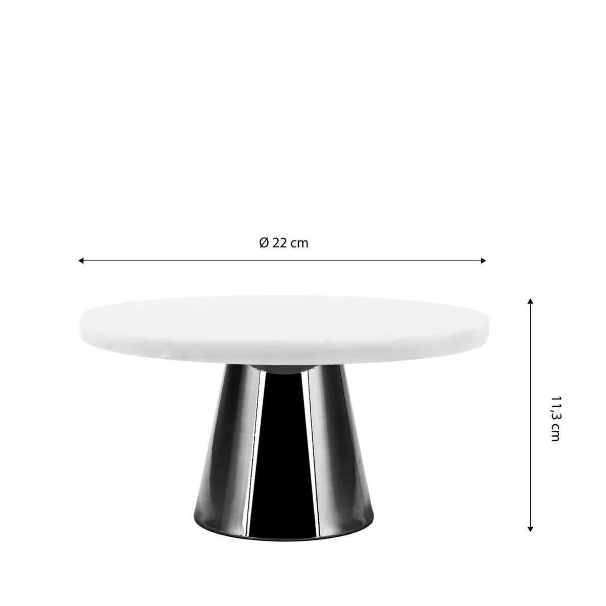 Tortatartó Állvány Ew-Tp-2204s - fekete, Basics, kő/fém (22cm) - Echtwerk