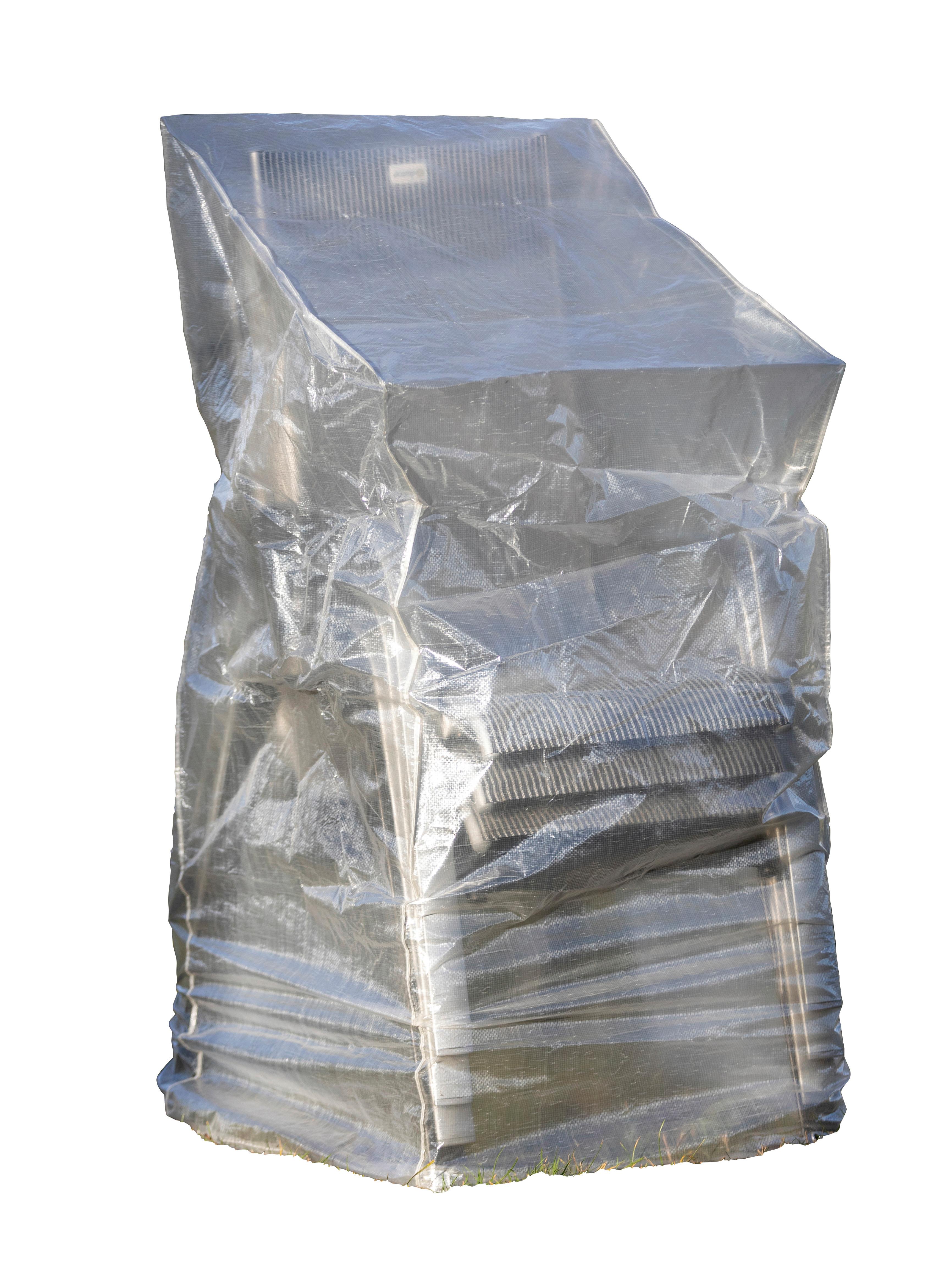 Schutzhülle Für Stapelsessel Transparent - Transparent, Basics, Kunststoff (150/66/66cm) - Mömax