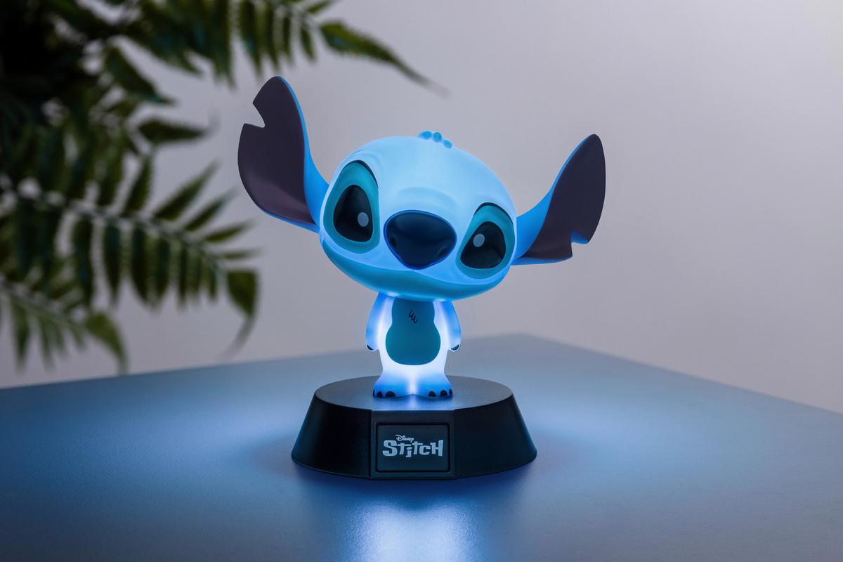 DEKORACJA ŚWIETLNA LED STITCH ICON LIGHT - niebieski/różnokolorowy, Basics, tworzywo sztuczne (7.7/10.8/7.7cm) - Disney