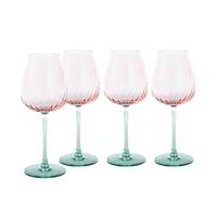Set Kozarcev Za Vino Spring, 4-Delni - večbarvno, Basics, steklo (470ml) - Creatable