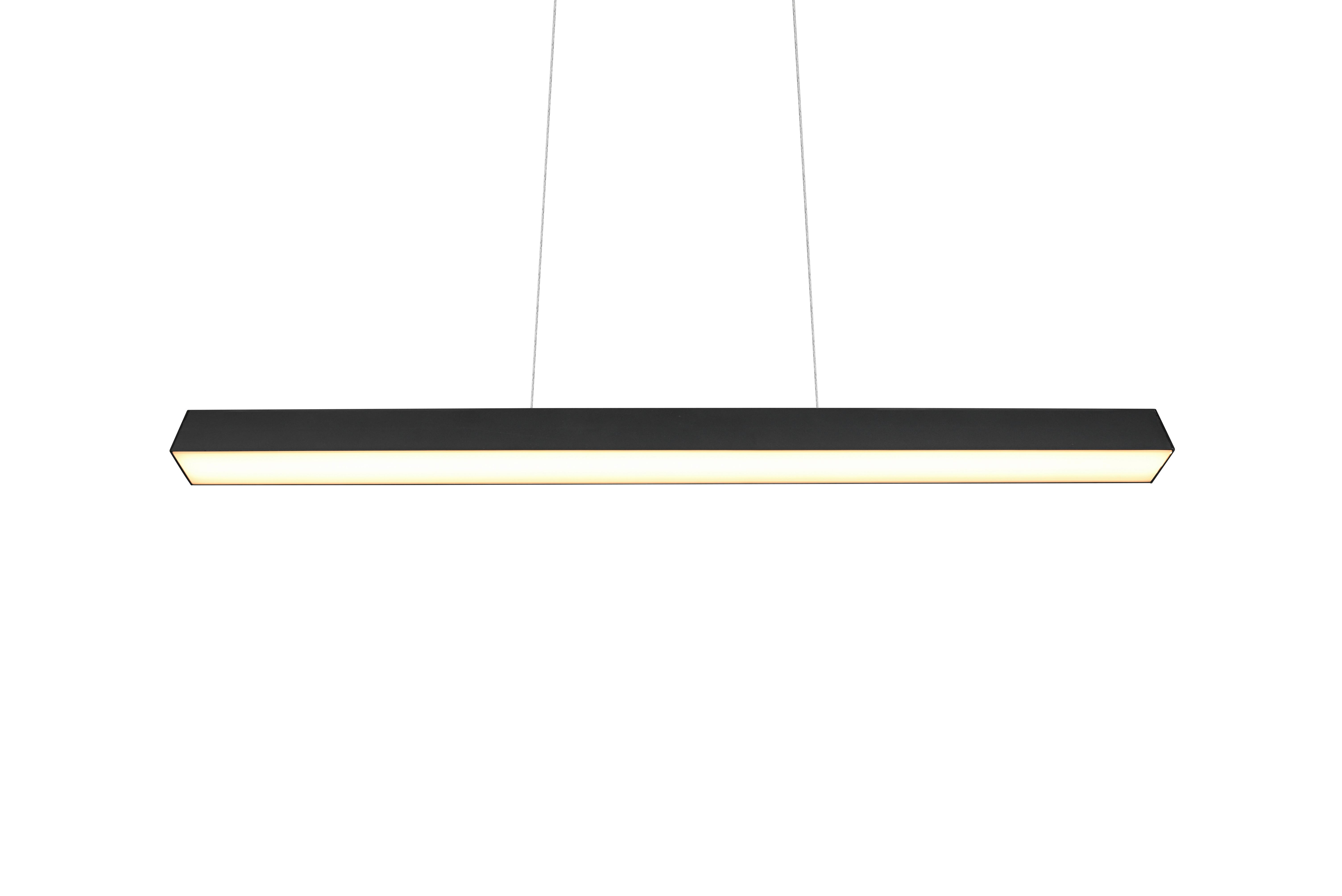 Schienensystem Duoline PL Paros in Schwarz max. 29 Watt - Schwarz, Basics, Metall (90/180/5cm) - Trio Leuchten