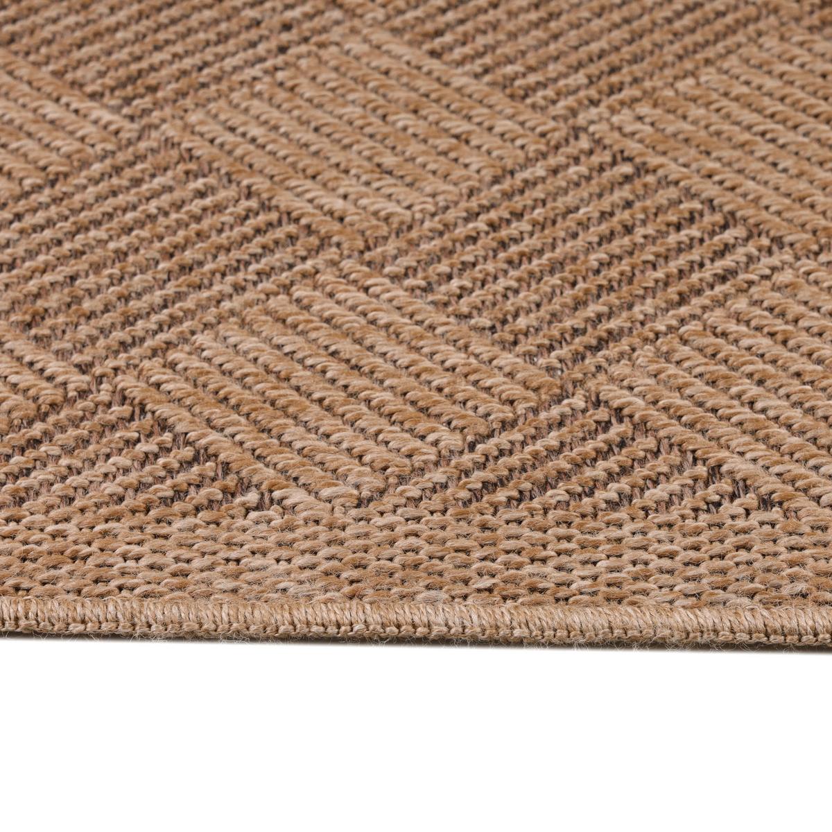 Outdoorteppich Dhaka Beige ca. 200x290cm - Beige, KONVENTIONELL, Textil (200/290cm) - Novel