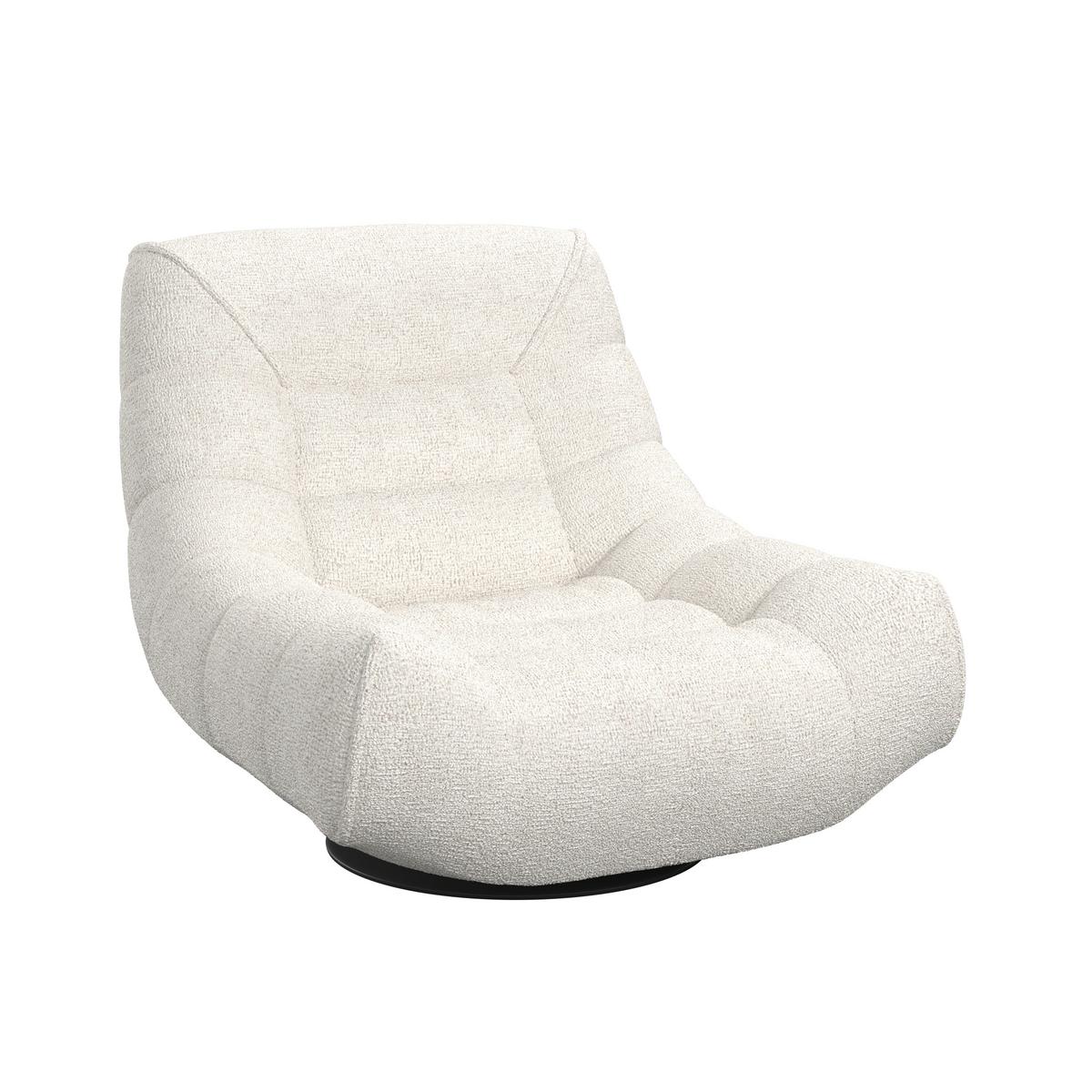 Relaks Fotelja Lorena - svijetlo siva/crna, Moderno, metal/tekstil (101/83/95cm) - Bessagi Home