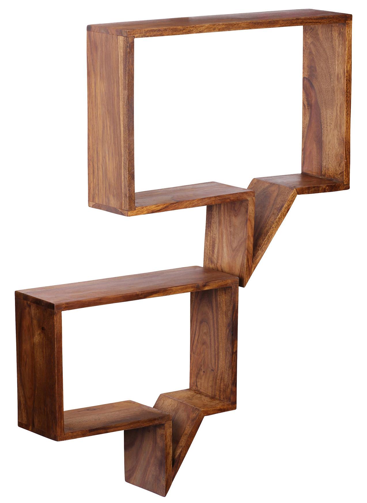 Set Stenskih Regalov Mumbai - Moderno, les (50/49/13cm) - MID.YOU