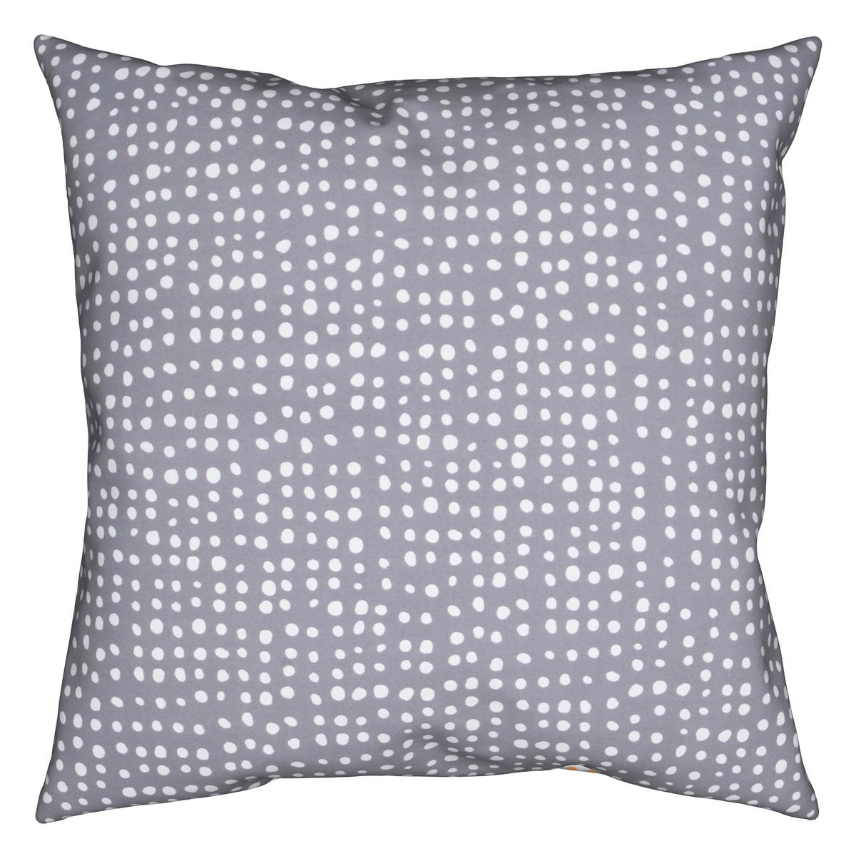 Wendebettwäsche Luise Grau/Weiß/Gelb ca. 135x200 cm - Currygelb/Weiß, MODERN, Textil (135/200cm) - Modern Living