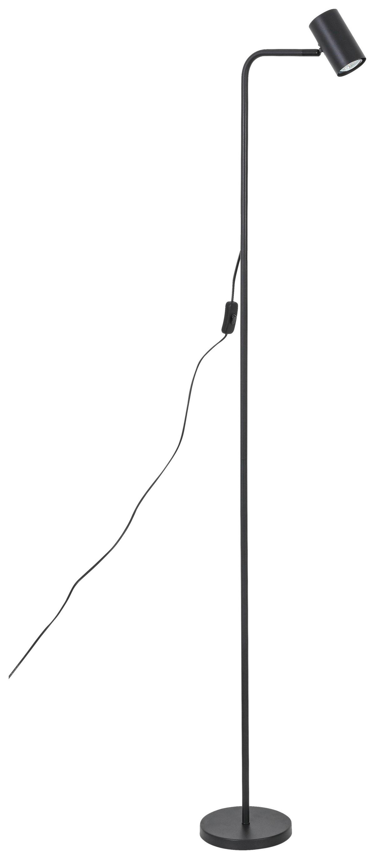 Lampadar Neuzop - negru, Modern, plastic/metal (18/35,5/154,5cm) - Mömax