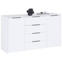 Comodă ALAN 5 - alb, Modern, material pe bază de lemn (161/93,4/50cm) - Modern Living