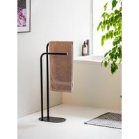 Suport pentru prosop Levante - negru, Modern, metal (30/79/17cm) - Wenko