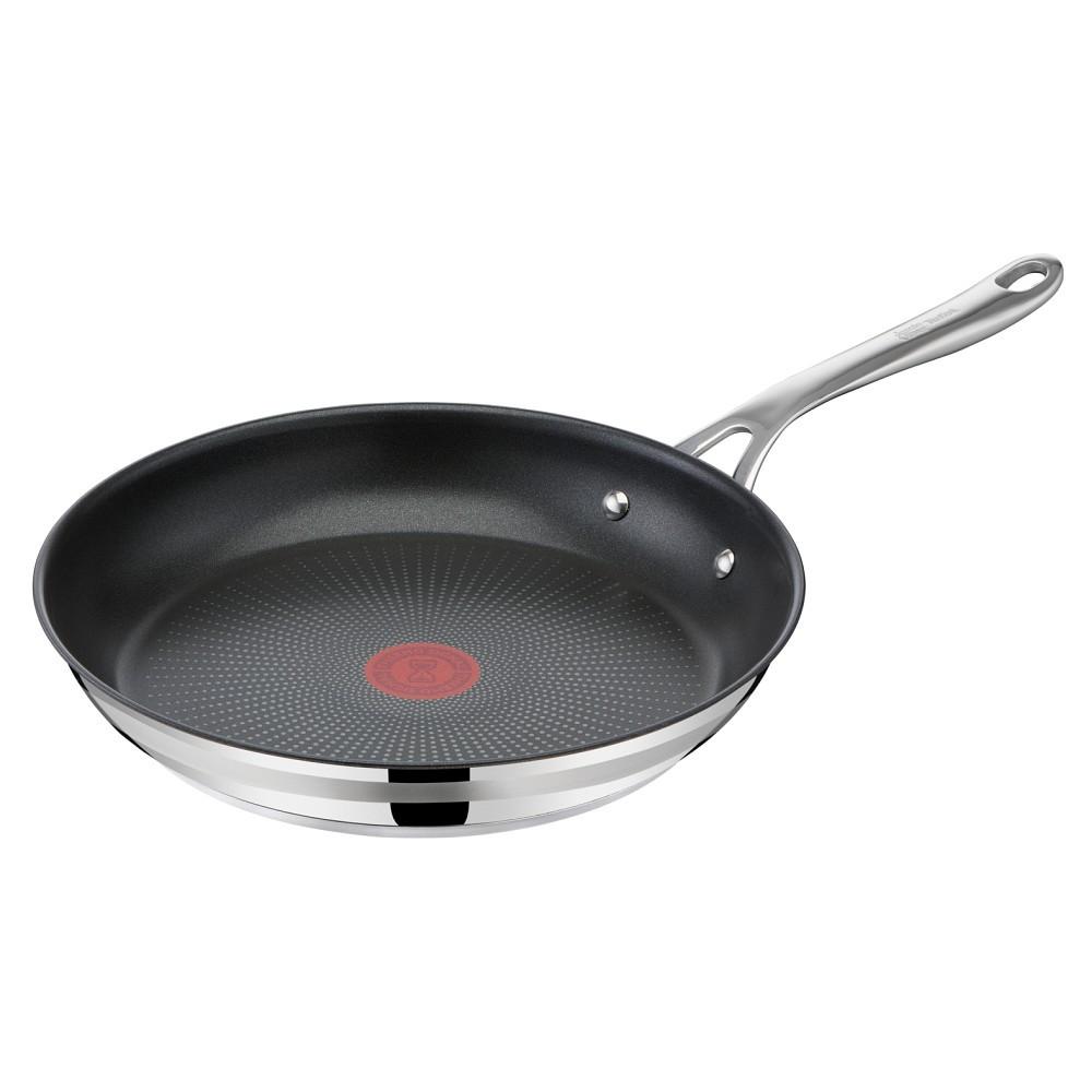 PATELNIA E31006 TEFAL - kolor chromowy, Basics, metal (28cm) - Tefal