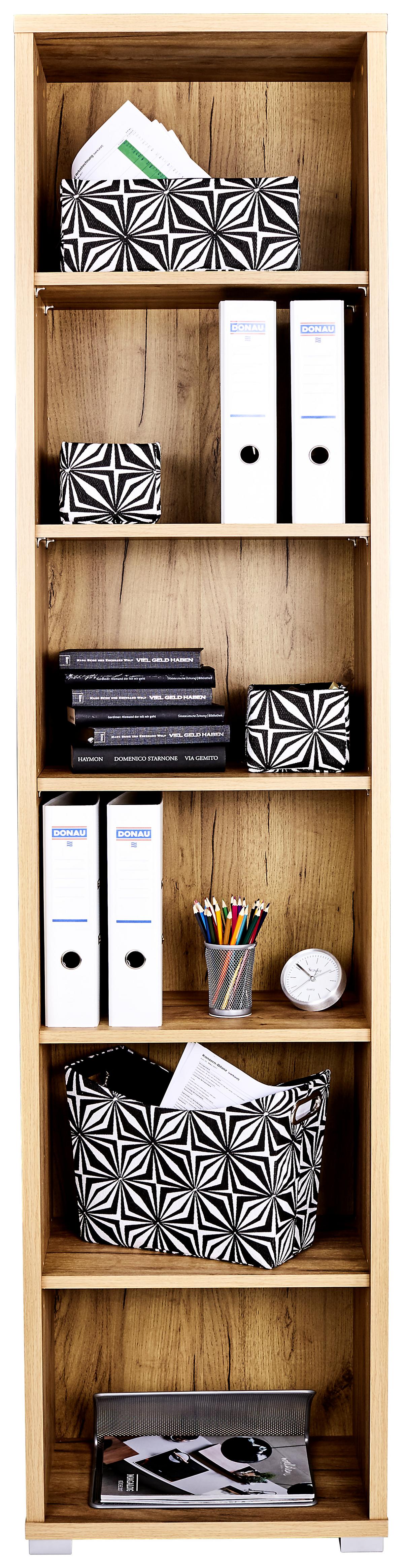 Raft pentru documente Profi - culoare lemn stejar, Modern, material pe bază de lemn (50/220/35cm) - Modern Living