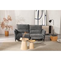2-Sitzer-Sofa Cape Town Dunkelgrau - Dunkelgrau/Schwarz, MODERN, Holz/Textil (200/98/93cm) - Mömax