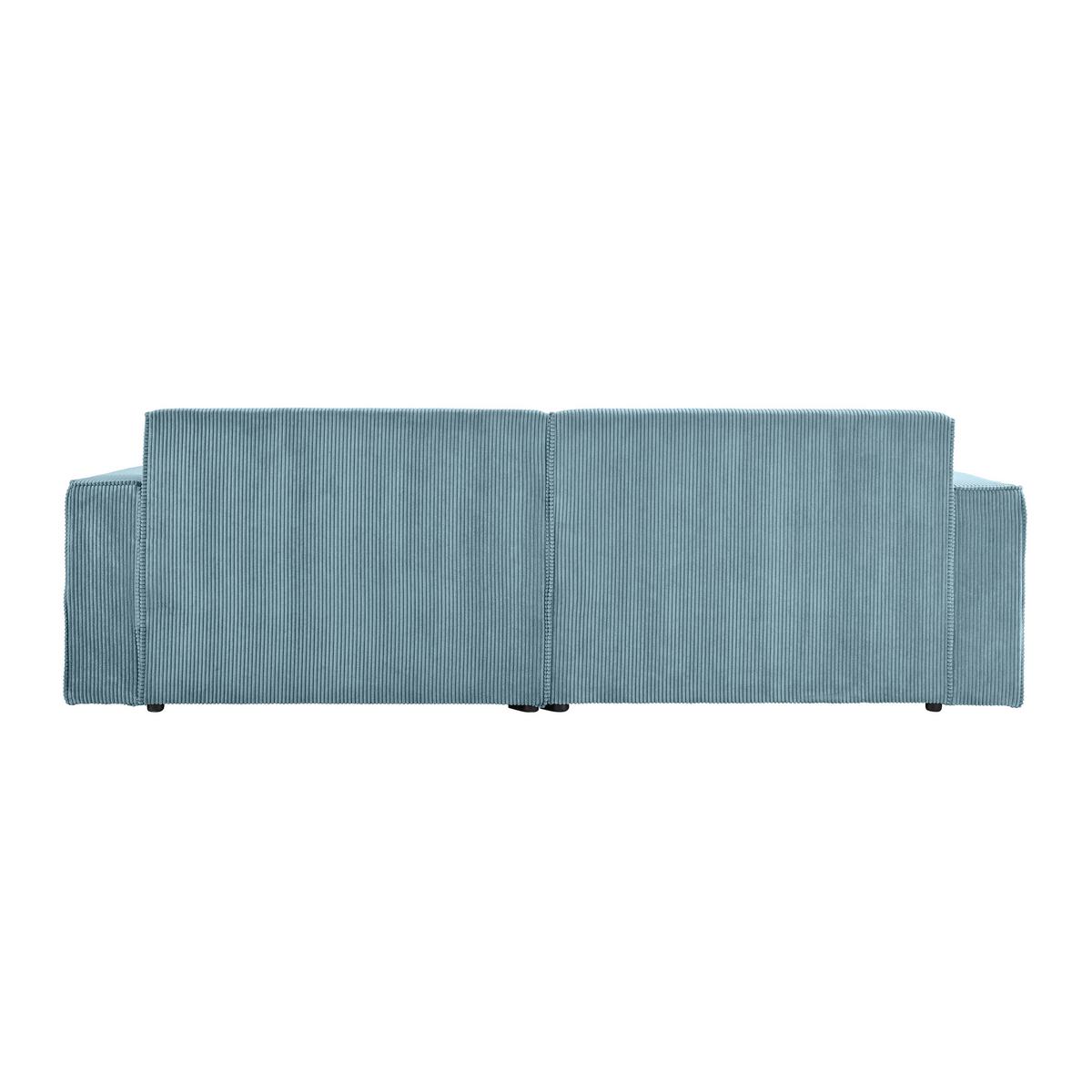 Wohnlandschaft Loft in Türkis - Türkis/Schwarz, MODERN, Kunststoff/Textil (265/75/172cm) - Mömax