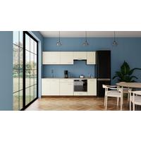Bucatarie standard MELANIE 240 - bej/culoare lemn de nuc, Modern, material pe bază de lemn (240/202/60cm)